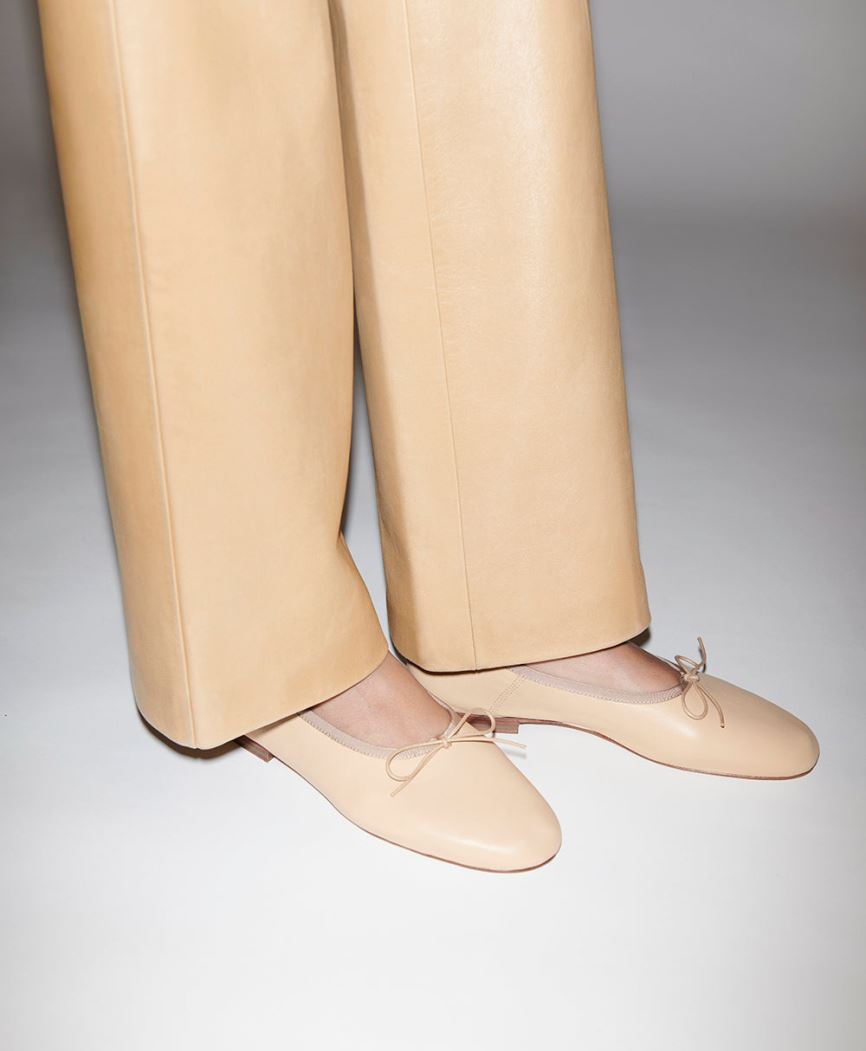 Women's Mansur Gavriel Dream Ballerina Ballet Flats Beige | AU 0486YQ